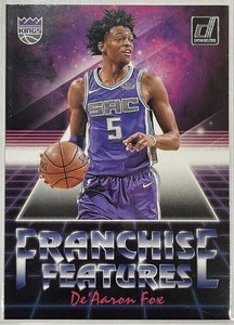 De'Aaron Fox 2018 2019 Panini Donruss Franchise Features Series Mint Card #26