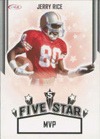 Jerry Rice 2023 SAGE Five Star MVP Series Mint Card #FS-1
