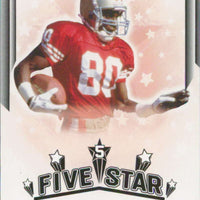 Jerry Rice 2023 SAGE Five Star MVP Series Mint Card #FS-1