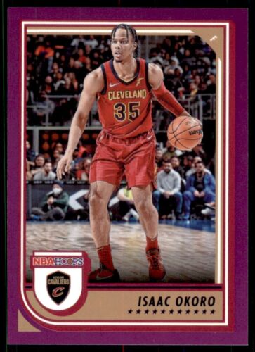 Isaac Okoro 2022 2023 Panini Hoops Purple Series Mint Card #71