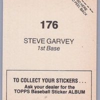 Steve Garvey 1981 Topps Baseball Sticker #176