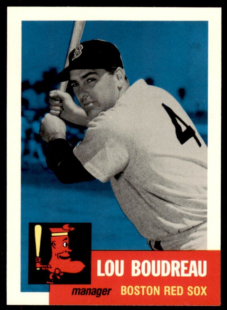 Lou Boudreau 1991 Topps 1953 Archives Series Mint Card  #304
