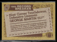 George Martin 1986 Topps Record Breaker Card #5
