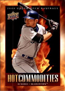 Ichiro Suzuki 2008 Upper Deck Hot Commodities Series Mint Card #HC21