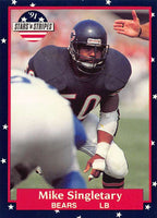 Mike Singletary 1991 Fleer Stars and Stripes Series Mint Card #68
