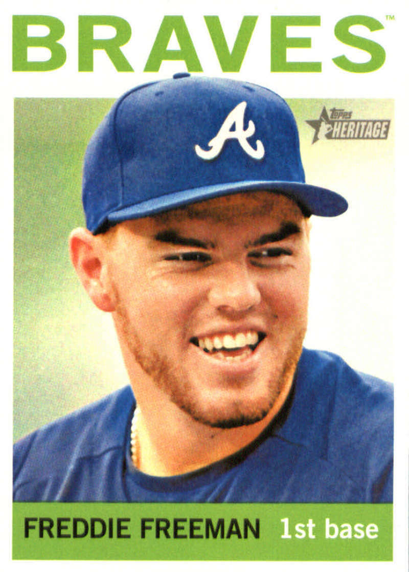 Freddie Freeman 2013 Topps Heritage Series Mint Card #189