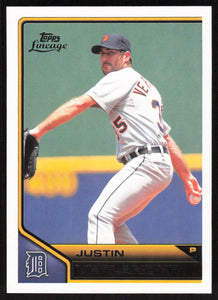 Justin Verlander 2011 Topps Lineage Series Mint Card #187