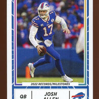 Josh Allen 2023 Panini NFL Sticker #35