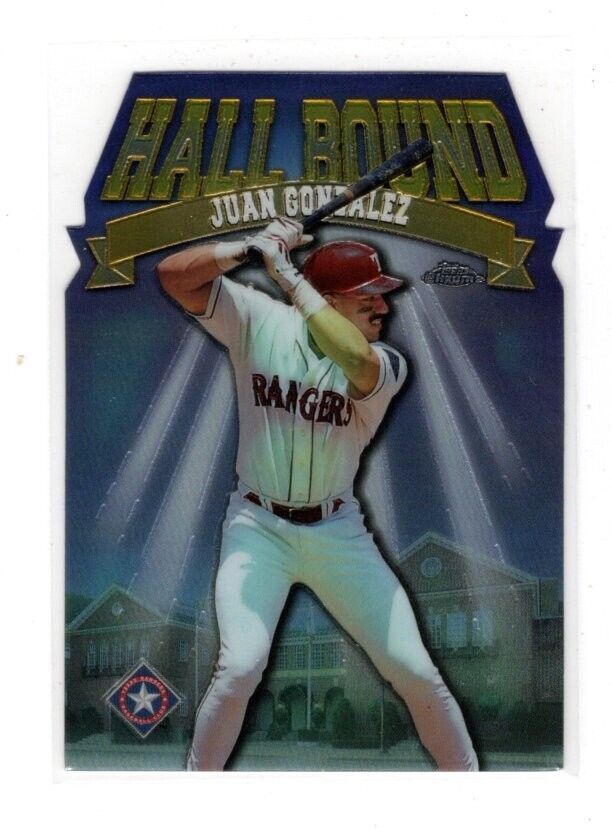 Juan Gonzalez 1998 Topps Chrome Hall Bound Die Cut Series Mint Card #HB14