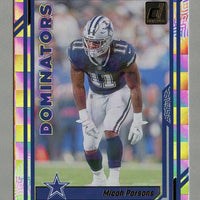 Micah Parsons 2022 Donruss Dominators Series Mint Insert Card #D-37