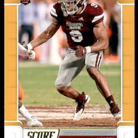 Montez Sweat 2019 Score Gold Parallel Series Mint Rookie Card #368