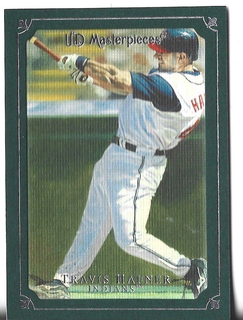Travis Hafner 2007 UD Masterpieces Windsor Green Series Mint Card #36