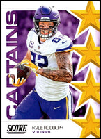 Kyle Rudolph 2019 Score Captains Series Mint Card #C-21
