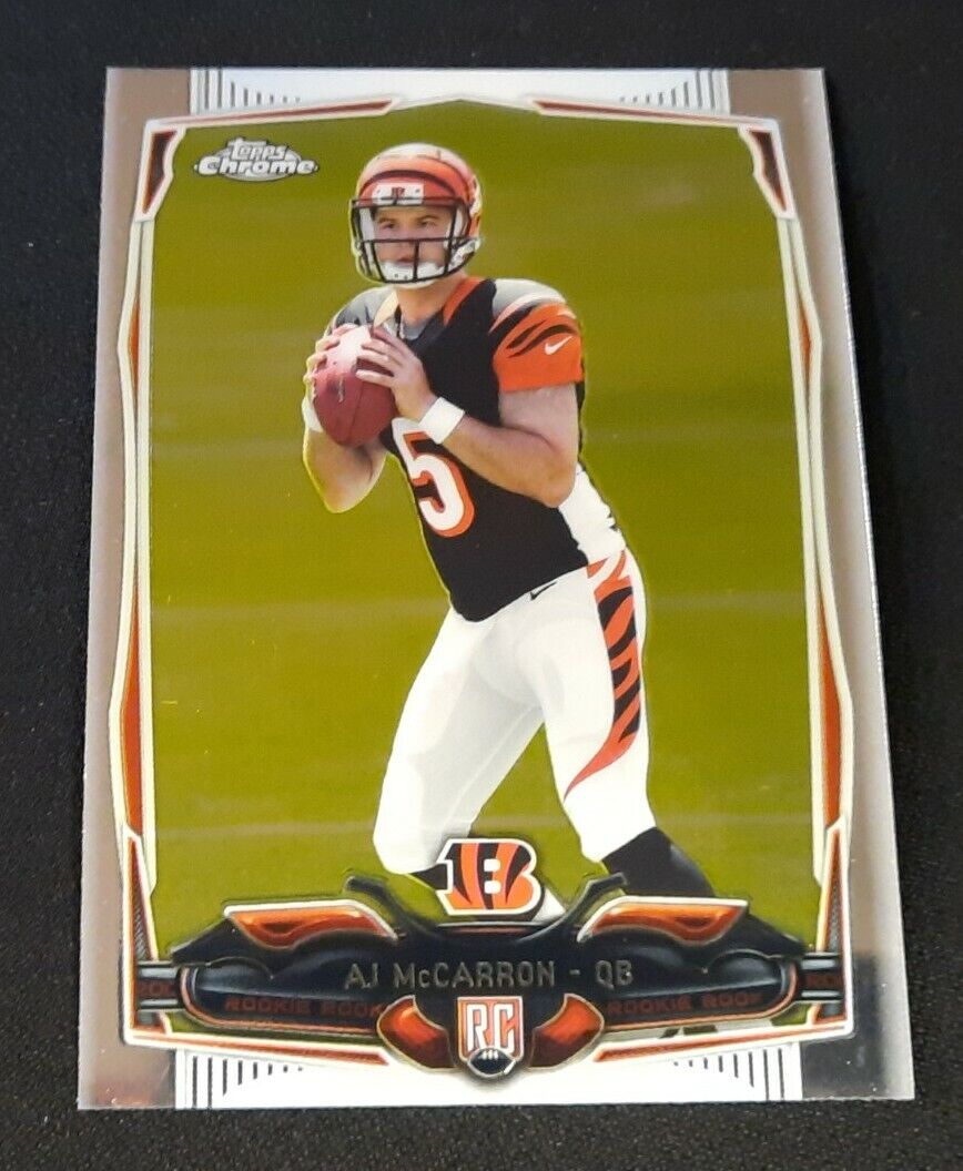 AJ McCarron 2014 Topps Chrome Series Mint Card #144