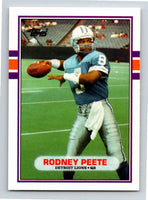 Rodney Peete 1989 Topps Traded Series Mint Rookie Card #9T
