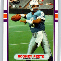 Rodney Peete 1989 Topps Traded Series Mint Rookie Card #9T
