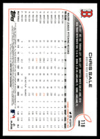 Chris Sale 2022 Topps Chrome Pink Refractor Series Mint Card #118
