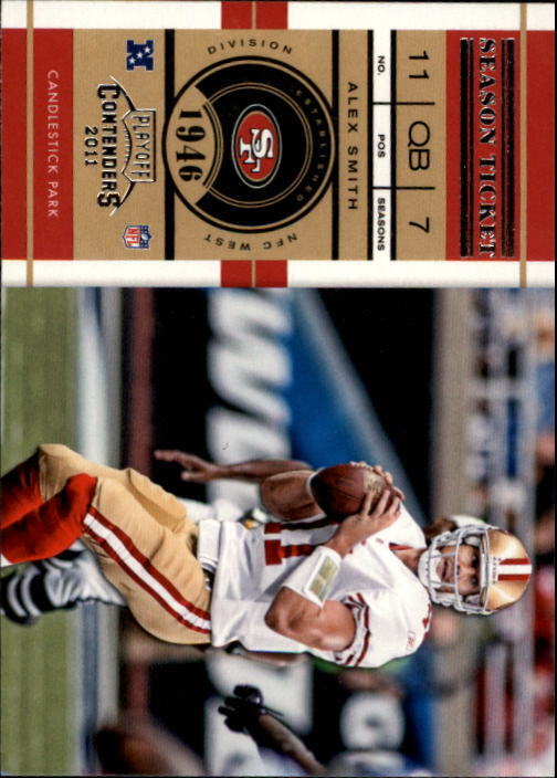 Alex Smith 2011 Playoff Contenders Series Mint Card #92