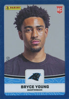 Bryce Young 2023 Panini NFL Sticker and Card Collection BLUE Foil Rookie Card #71  ONLY 199 MADE
