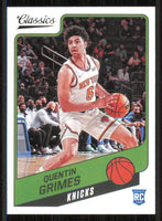 Quentin Grimes 2021 2022 Panini Chronicles Classics Series Mint Rookie Card #173
