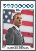 Barak Obama 2008 Topps 2008 Campaign Series Mint Card #C08-BO
