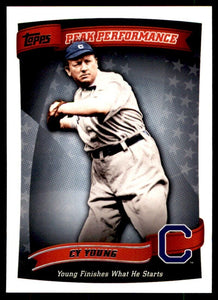 Cy Young 2010 Topps Peak Performance Series Mint Card #PP-33