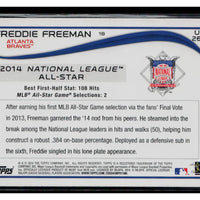 Freddie Freeman 2014 Topps Traded Update Series Mint Card #US-264
