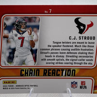 CJ Stroud  2024 Donruss Optic Chain Reaction Series Mint Card #7