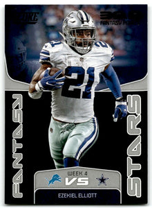 Ezekiel Elliott 2019 Score Fantasy Stars Series Mint Card #FS-17