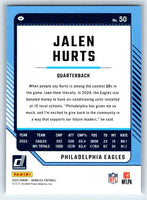 Jalen Hurts 2024 Donruss Series Mint Card #50
