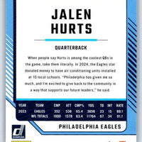 Jalen Hurts 2024 Donruss Series Mint Card #50