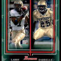 Larry Fitzgerald and Darrelle Revis 2009 Bowman Draft All-Star Alumni Combos Series Mint Card #10