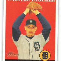 Wilfredo Ledezma 2007 Topps Heritage Tigers Team Name Yellow Series Mint Card #13