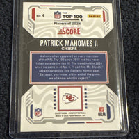 Patrick Mahomes II 2025 Score Football Top 100 Mint Card #4