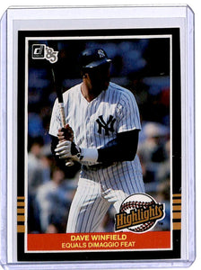 Dave Winfield 1985 Donruss Highlights Series Mint Card #15