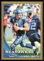 Matt Hasselbeck 2010 Topps GOLD Series Mint Card #342  SERIAL #1342/2010
