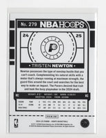 Tristen Newton 2024 2025 Panini Hoops Series Mint Rookie Card #279
