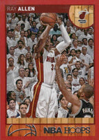 Ray Allen 2013 2014 Hoops Series RED PARALLEL VERSION Mint Card #87
