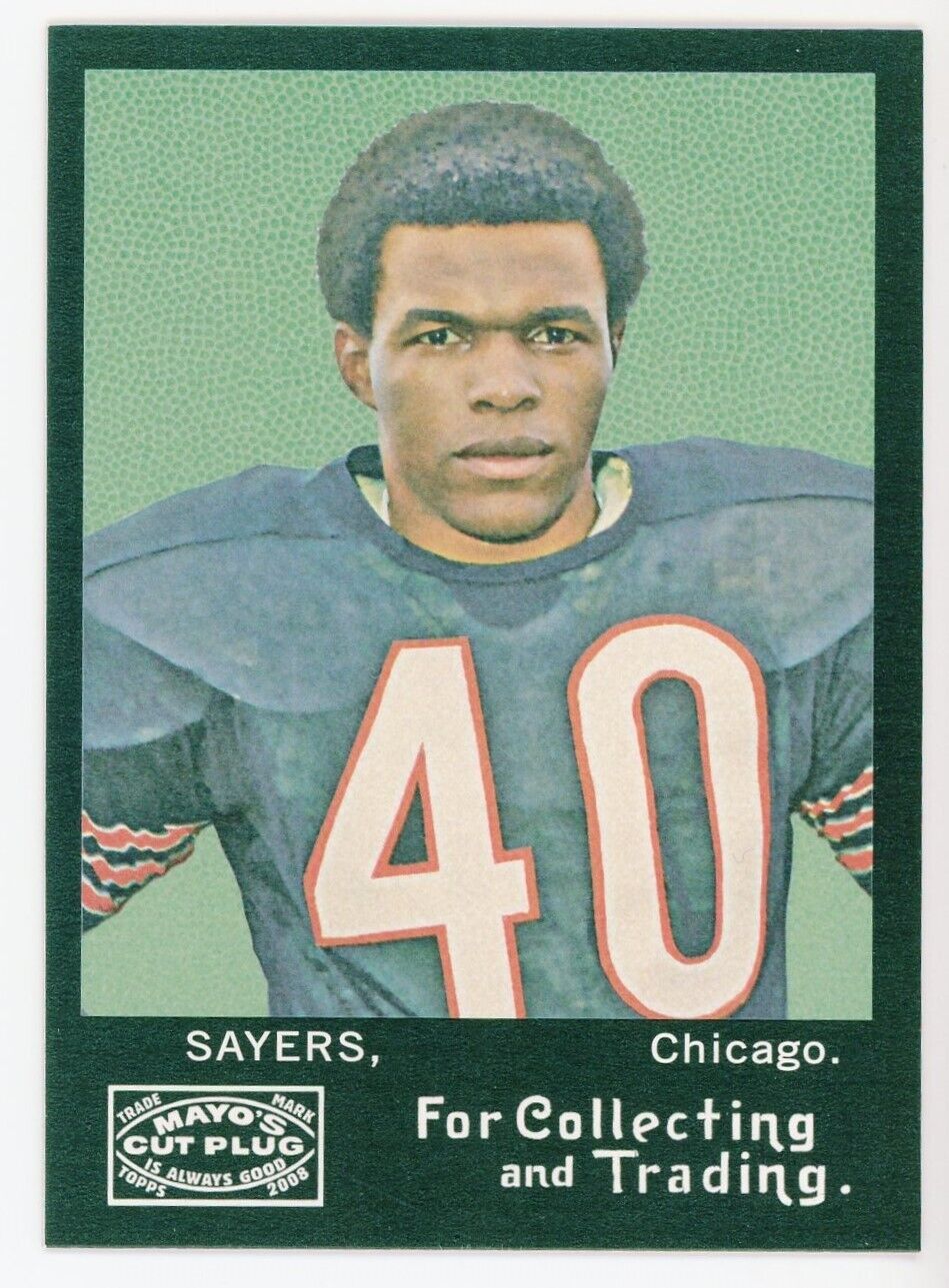 Gale Sayers 2008 Topps Mayo Series Mint Card #196