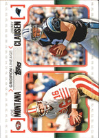 Joe Montana and Jimmy Clausen 2010 Topps Gridiron Lineage Series Mint Card #GL-MC
