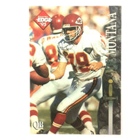 Joe Montana 1995 Collector's Edge Excalibur Series Mint Card #107
