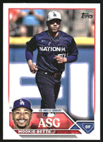 Mookie Betts 2023 Topps Update All-Star Game Series Mint Card #ASG-5
