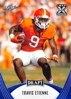 Travis Etienne 2021 Leaf Draft Blue Series Mint Rookie Card #14
