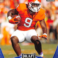 Travis Etienne 2021 Leaf Draft Blue Series Mint Rookie Card #14