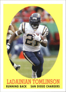 LaDainian Tomlinson 2007 Topps Turn Back The Clock Series Mint Card #10