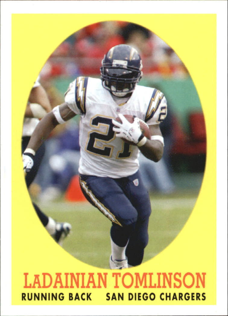 LaDainian Tomlinson 2007 Topps Turn Back The Clock Series Mint Card #10