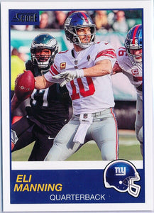 Eli Manning 2019 Panini Score Series Mint Card #173