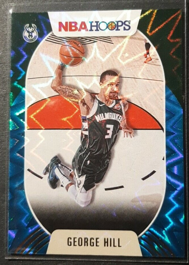 George Hill 2020 2021 Hoops Teal Explosion Series Mint Card #118