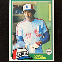 Andre Dawson 1981 Topps Series Mint Card #125