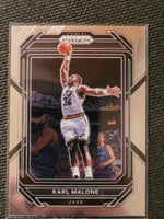 Karl Malone 2022 2023 Panini Prizm Series Mint Card #284
